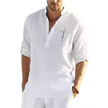 Herenshirt Faith met korte mouwen